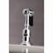 Kingston Brass KS7271AXBS English Country 8" Bridge Kitchen Faucet W/ Sprayer, Chrome KS7271AXBS - alternate 3